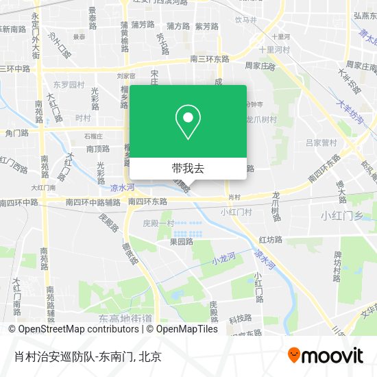 肖村治安巡防队-东南门地图
