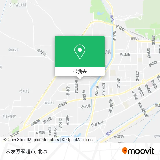 宏发万家超市地图