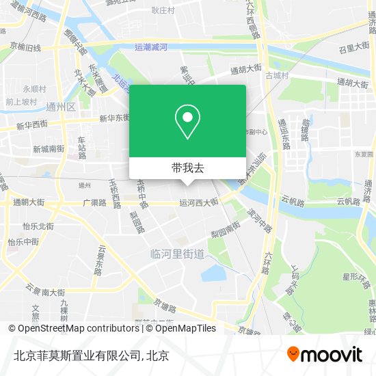 北京菲莫斯置业有限公司地图