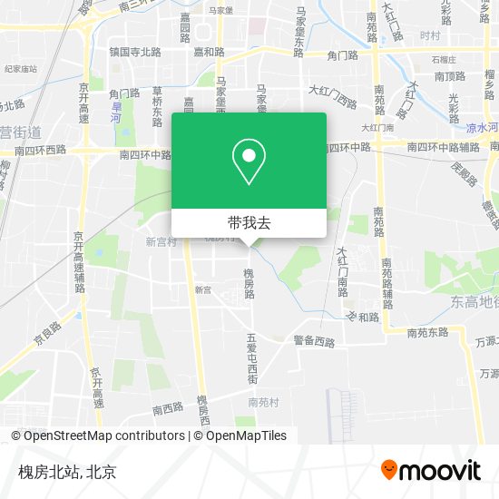 槐房北站地图
