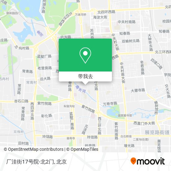 厂洼街17号院-北2门地图