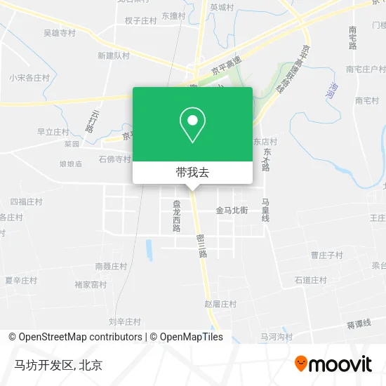 马坊开发区地图