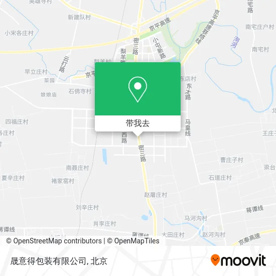 晟意得包装有限公司地图