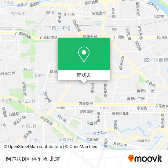 阿尔法D区-停车场地图