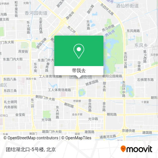 团结湖北口-5号楼地图