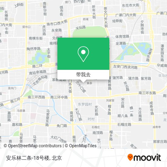 安乐林二条-18号楼地图