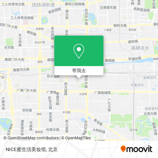 NICE蜜生活美妆馆地图