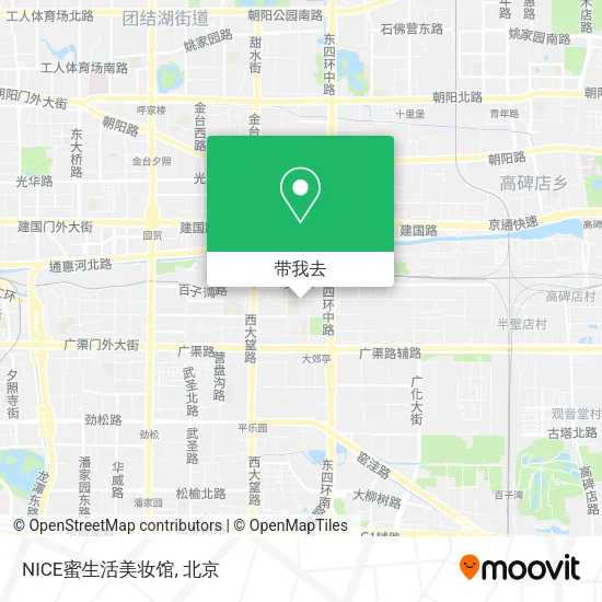 NICE蜜生活美妆馆地图