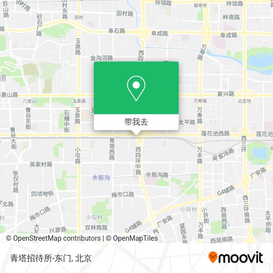 青塔招待所-东门地图