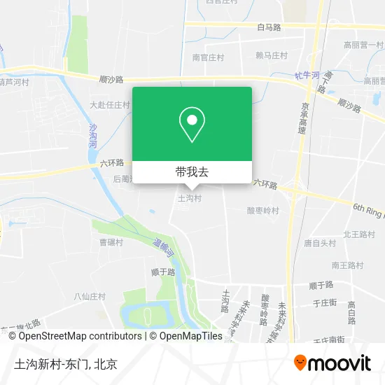 土沟新村-东门地图