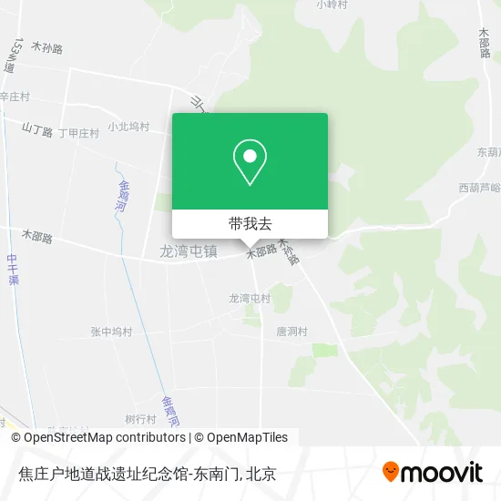 焦庄户地道战遗址纪念馆-东南门地图