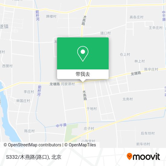 S332/木燕路(路口)地图
