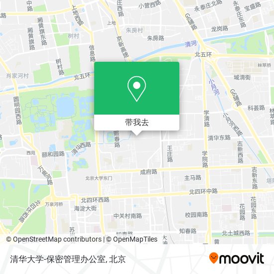 清华大学-保密管理办公室地图