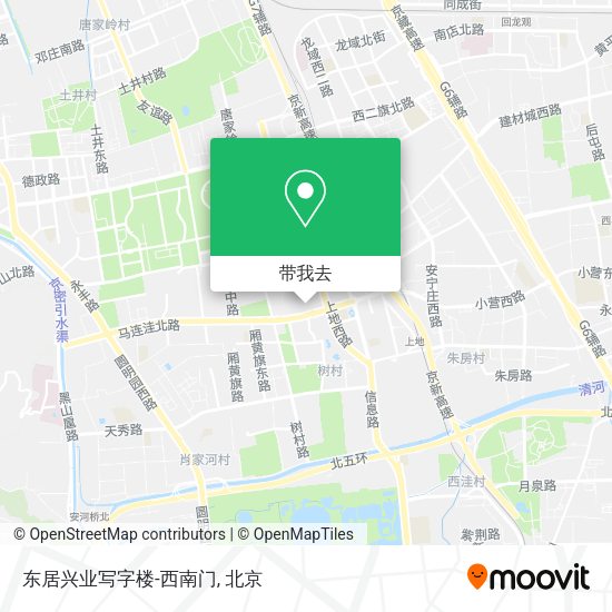 东居兴业写字楼-西南门地图