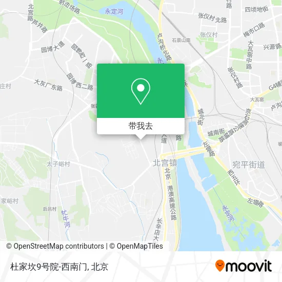 杜家坎9号院-西南门地图