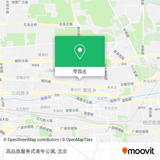 高品质服务式青年公寓地图