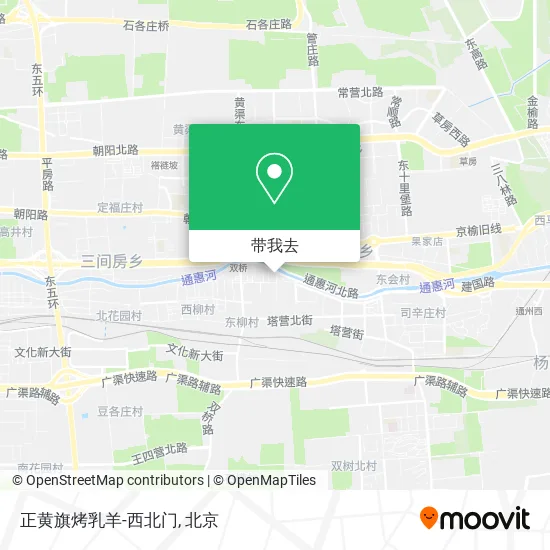 正黄旗烤乳羊-西北门地图
