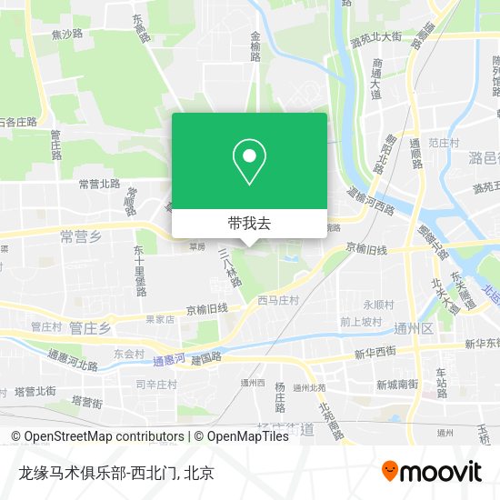 龙缘马术俱乐部-西北门地图