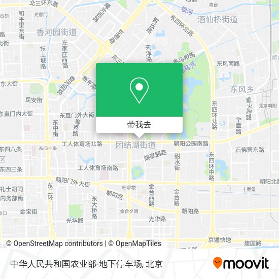 中华人民共和国农业部-地下停车场地图