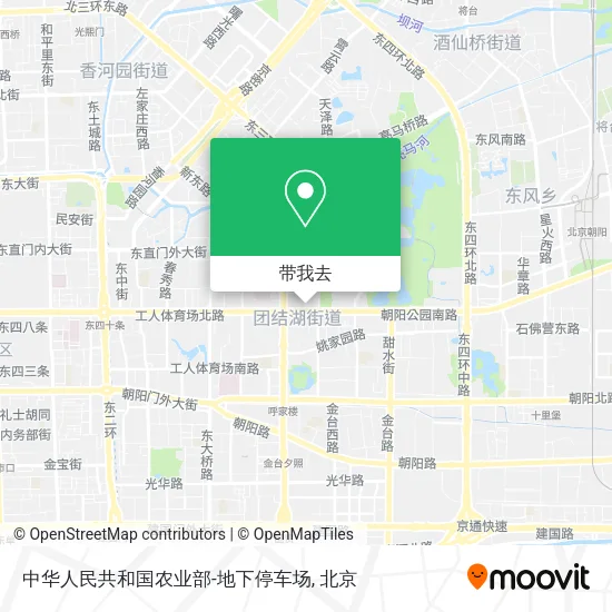 中华人民共和国农业部-地下停车场地图