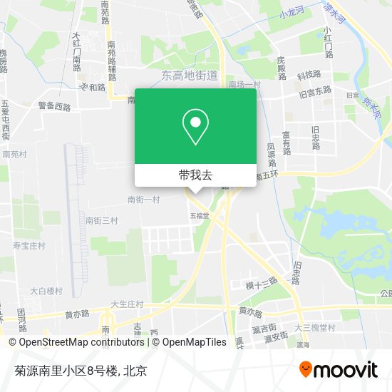 菊源南里小区8号楼地图