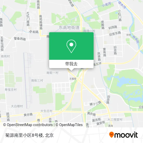 菊源南里小区8号楼地图