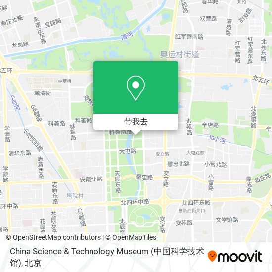 China Science & Technology Museum (中国科学技术馆)地图