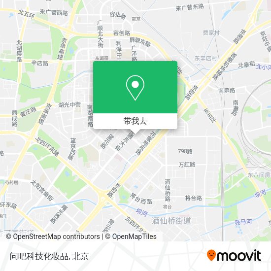 问吧科技化妆品地图