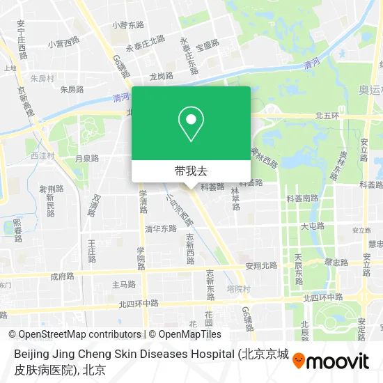 Beijing Jing Cheng Skin Diseases Hospital (北京京城皮肤病医院)地图