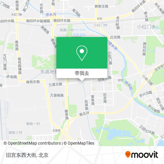 旧宫东西大街地图