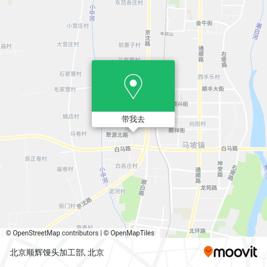 北京顺辉馒头加工部地图
