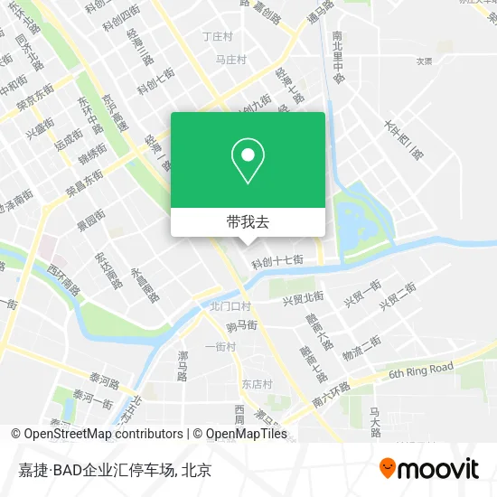 嘉捷·BAD企业汇停车场地图