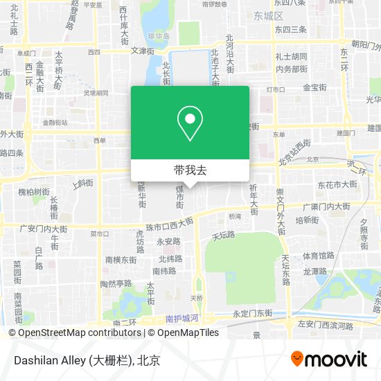 Dashilan Alley (大栅栏)地图