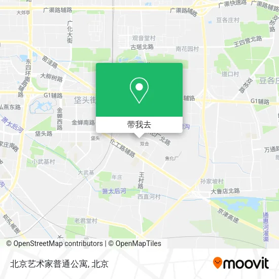 北京艺术家普通公寓地图