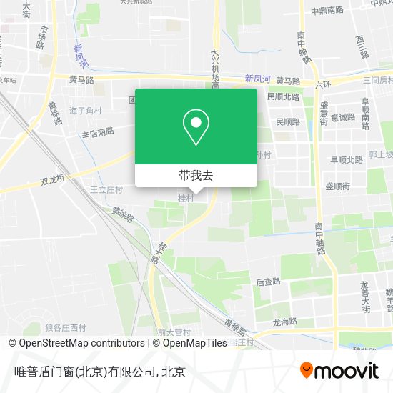 唯普盾门窗(北京)有限公司地图