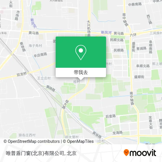 唯普盾门窗(北京)有限公司地图