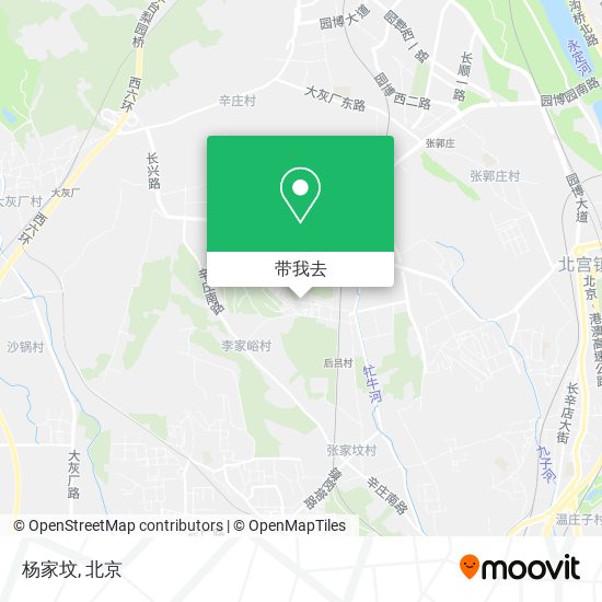 杨家坟地图