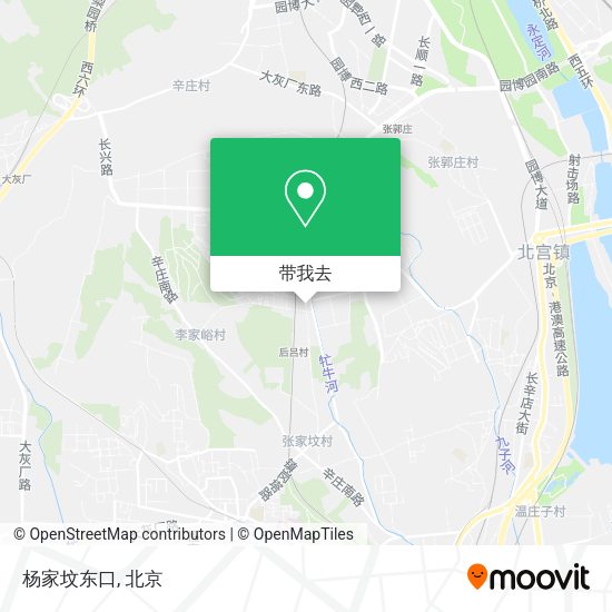 杨家坟东口地图
