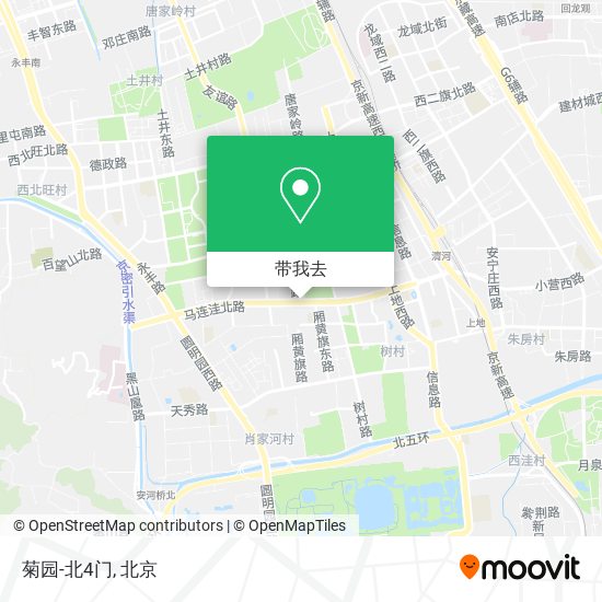 菊园-北4门地图