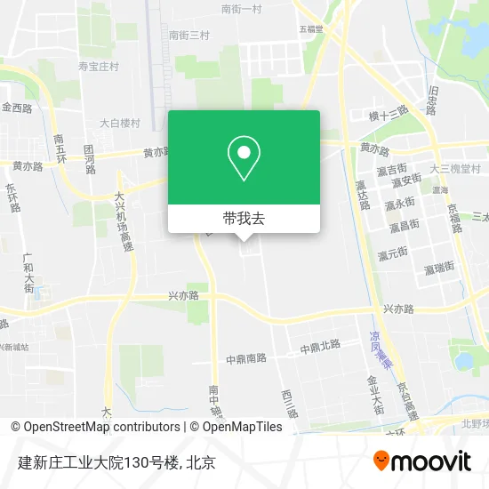 建新庄工业大院130号楼地图