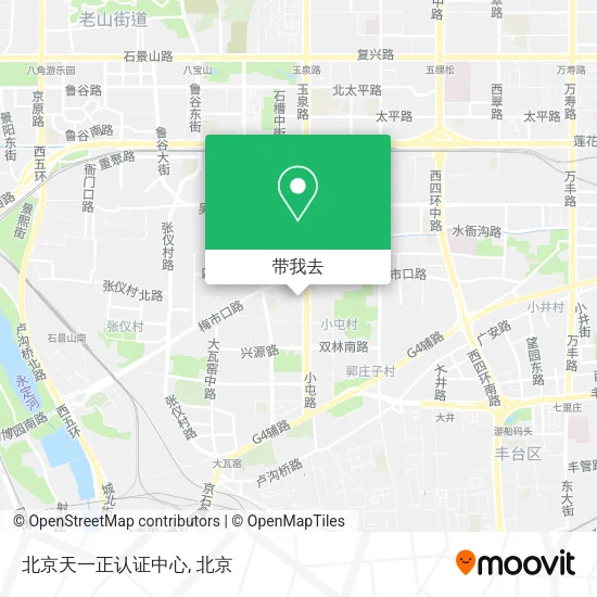 北京天一正认证中心地图