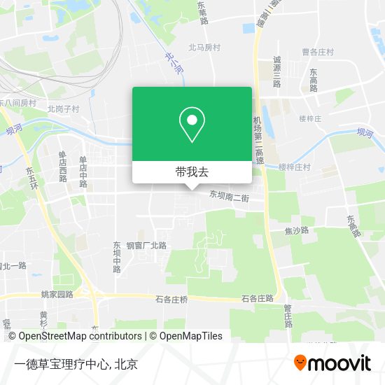 一德草宝理疗中心地图
