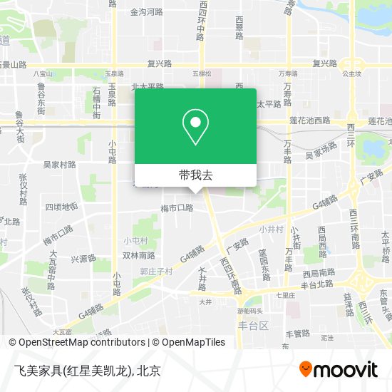 飞美家具(红星美凯龙)地图