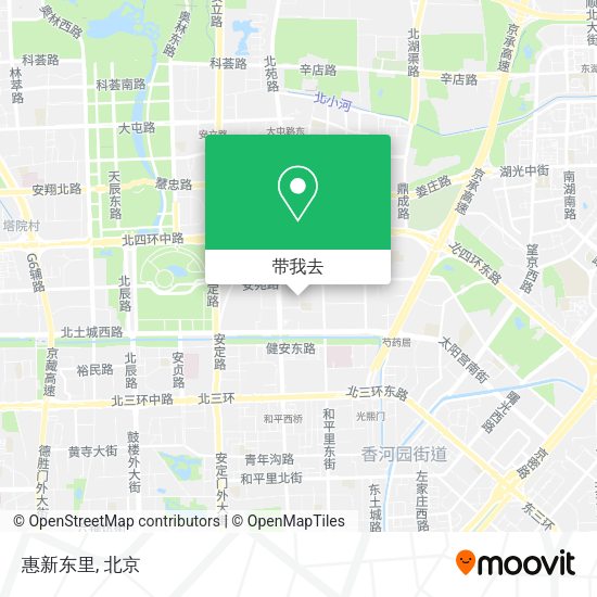 惠新东里地图