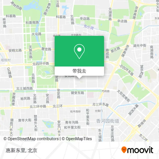 惠新东里地图