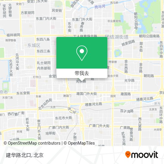 建华路北口地图