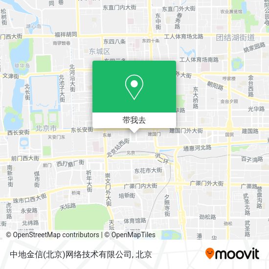 中地金信(北京)网络技术有限公司地图