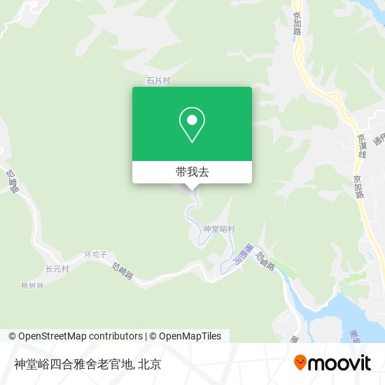 神堂峪四合雅舍老官地地图