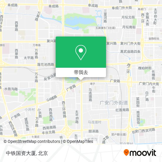 中铁国资大厦地图