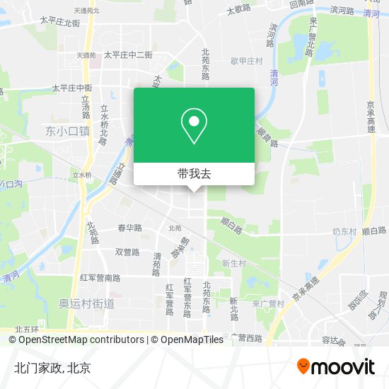 北门家政地图
